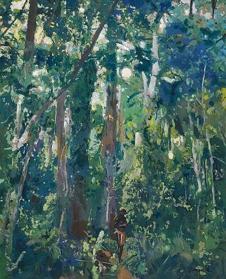 Africaine dans la forêt, Guinée by Jacques Majorelle