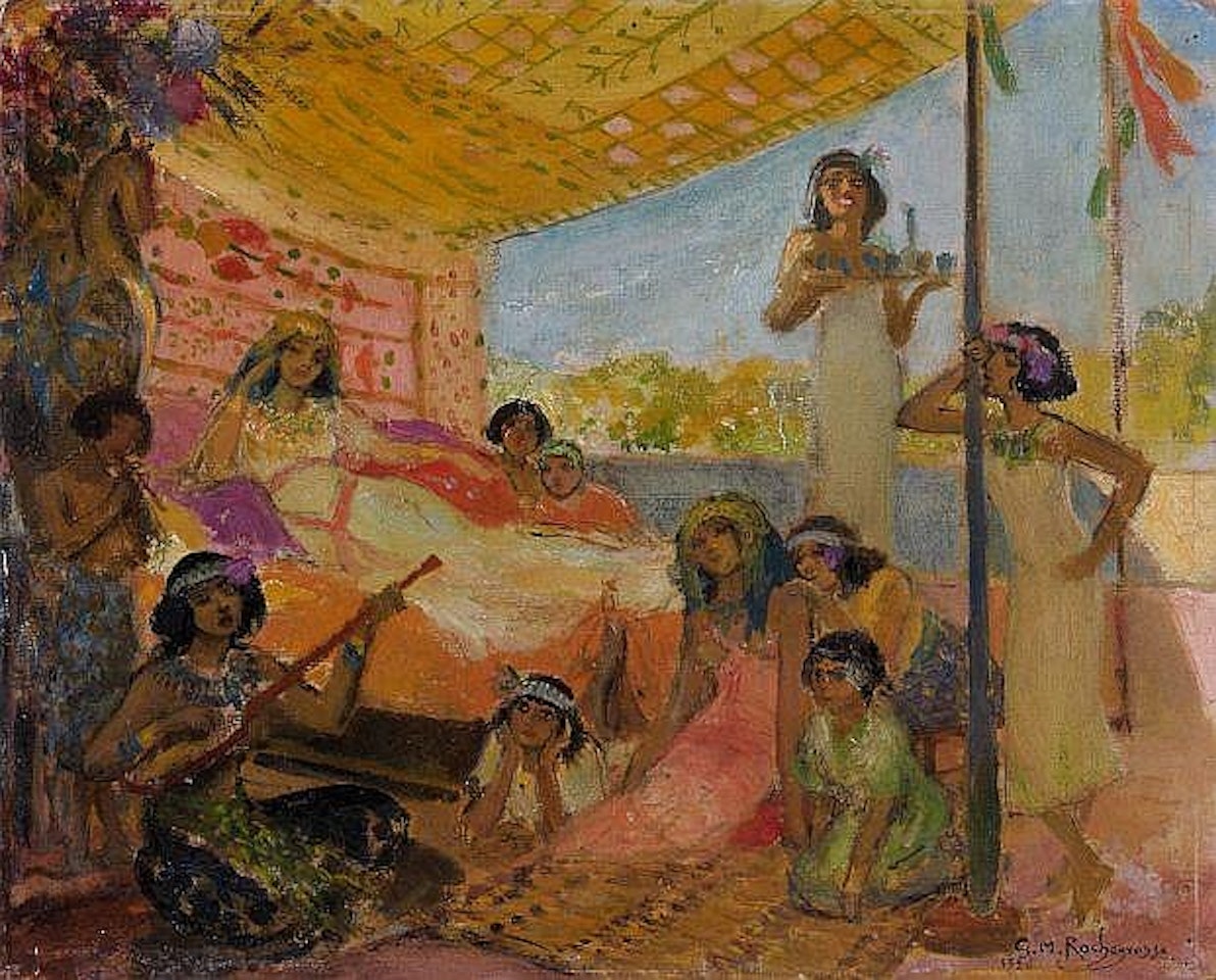 Le concert by Georges Antoine Rochegrosse