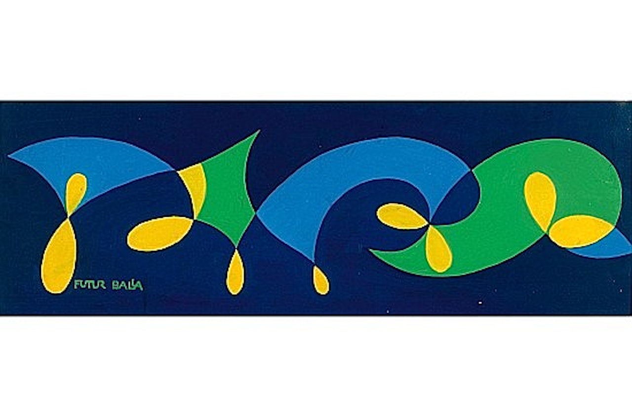 Linee andamentali by Giacomo Balla