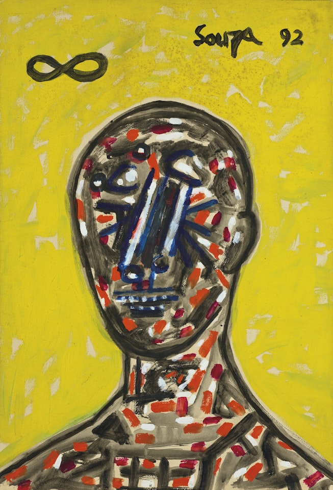 Untitled (Infinity Head) by Francis Newton Souza