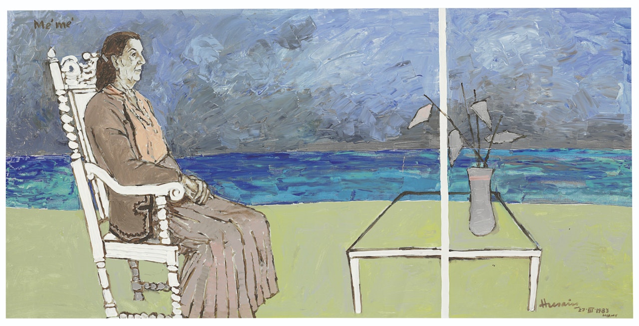 Mémé by M.F. Husain