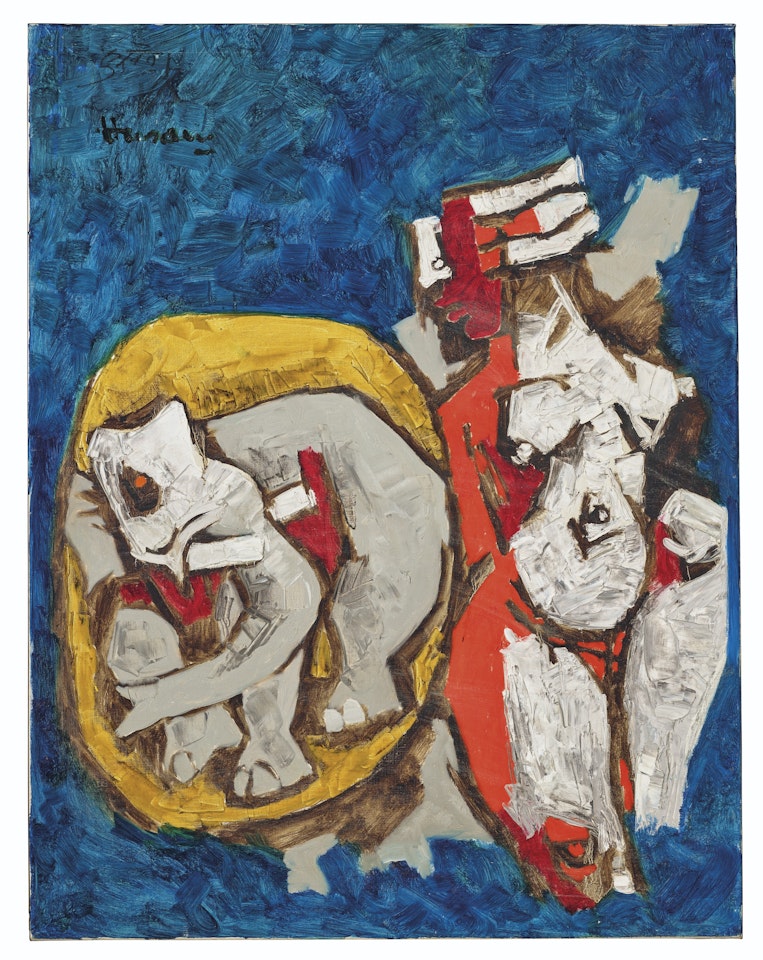 Untitled (Fertility) by M.F. Husain