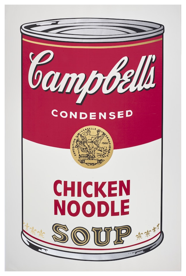 Chicken Noodle, from: Campbell's Soup I by Andy Warhol