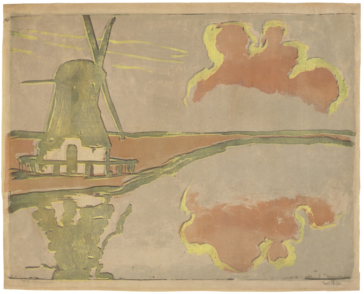 Mühle am Wasser by Emil Nolde