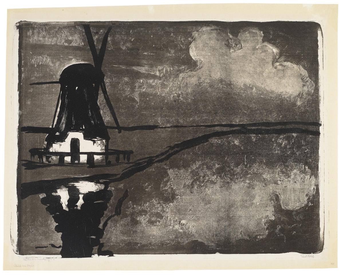 Mühle am Wasser by Emil Nolde