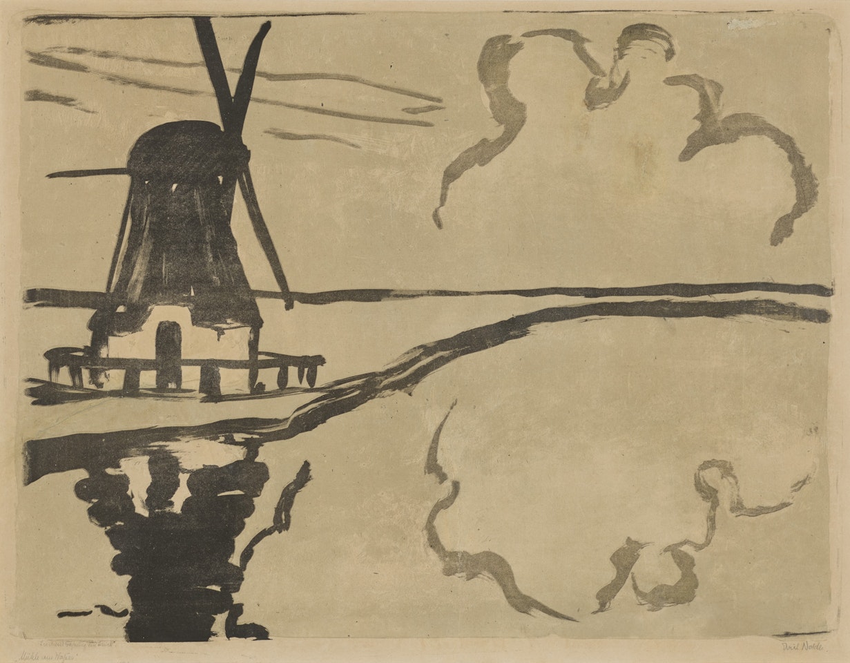 Mühle am Wasser by Emil Nolde