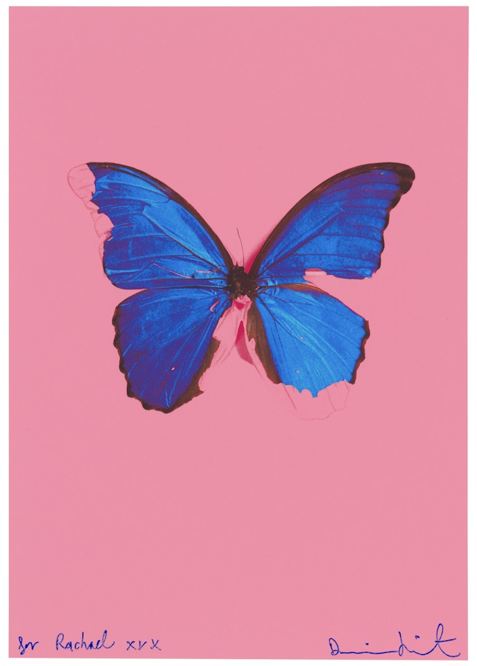 Blue Butterfly, from: In the darkest Hour there may be Light by Damien Hirst