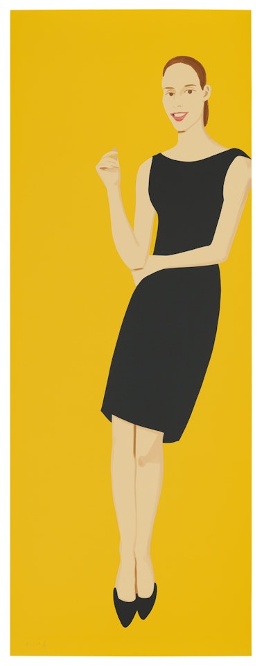 Ulla, from: Black Dress by Alex Katz