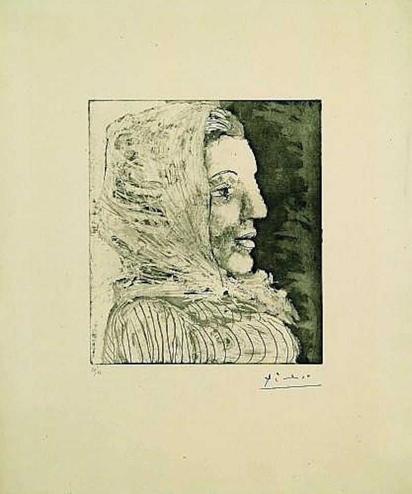 Buste de femme au fichu by Pablo Picasso