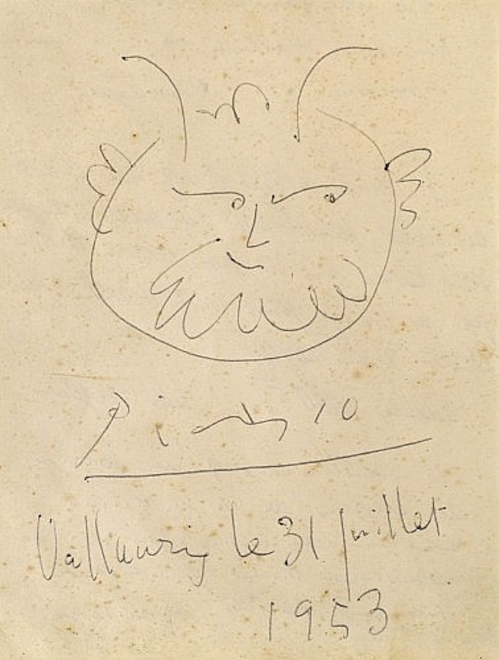 Tête de faune by Pablo Picasso