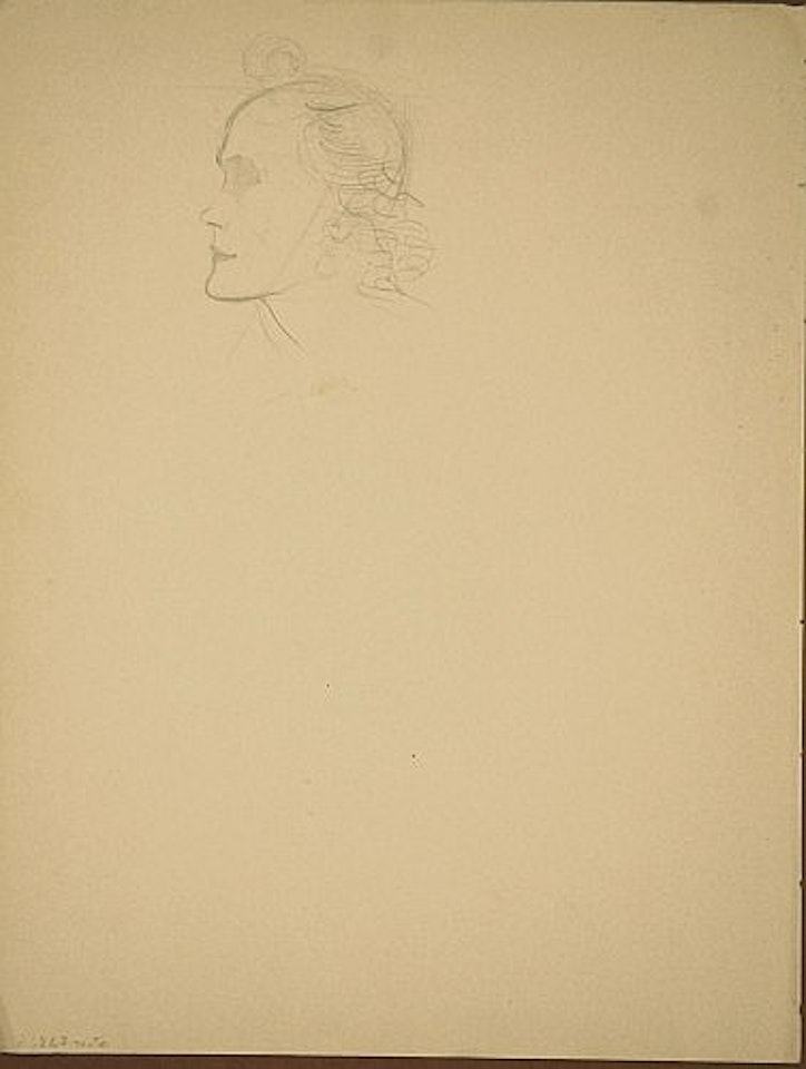 Étude de cygne et visage, visage de femme, femme se tenant le visage by Salvador Dali