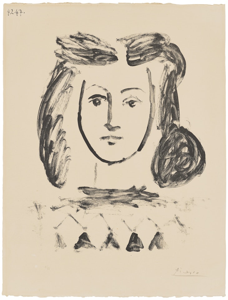 Buste de jeune fille by Pablo Picasso