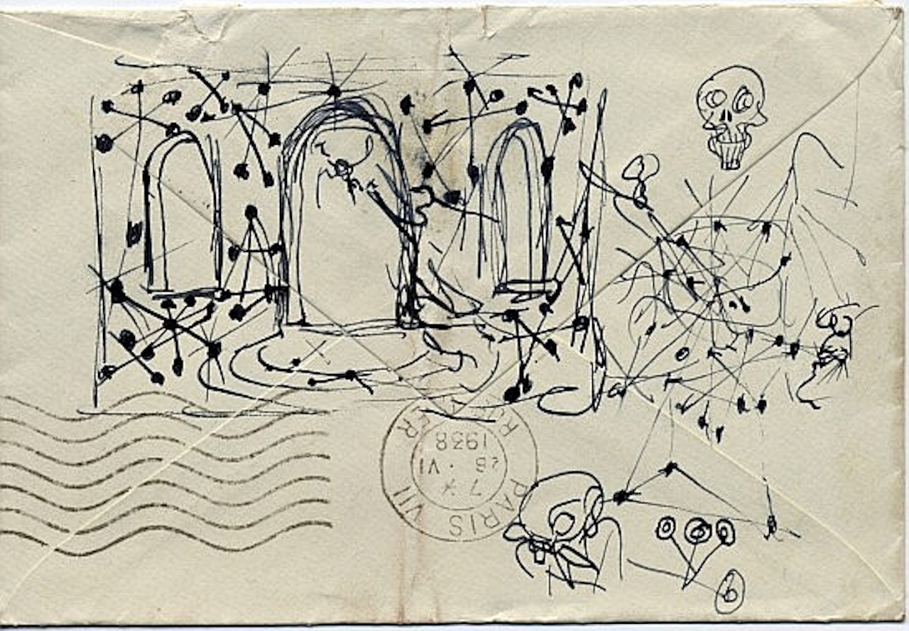 Étude pour la décoration, portrait de mademoiselle Frédérique de Courville by Salvador Dali