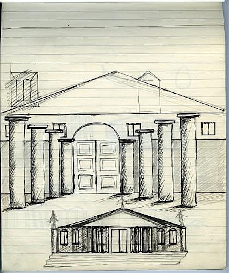 Étude architecturale by Salvador Dali