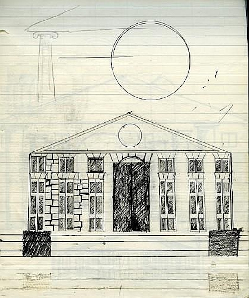 Étude architecturale by Salvador Dali