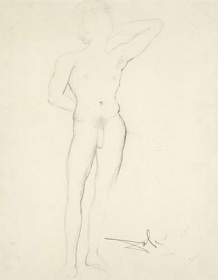 Nu d'homme by Salvador Dali