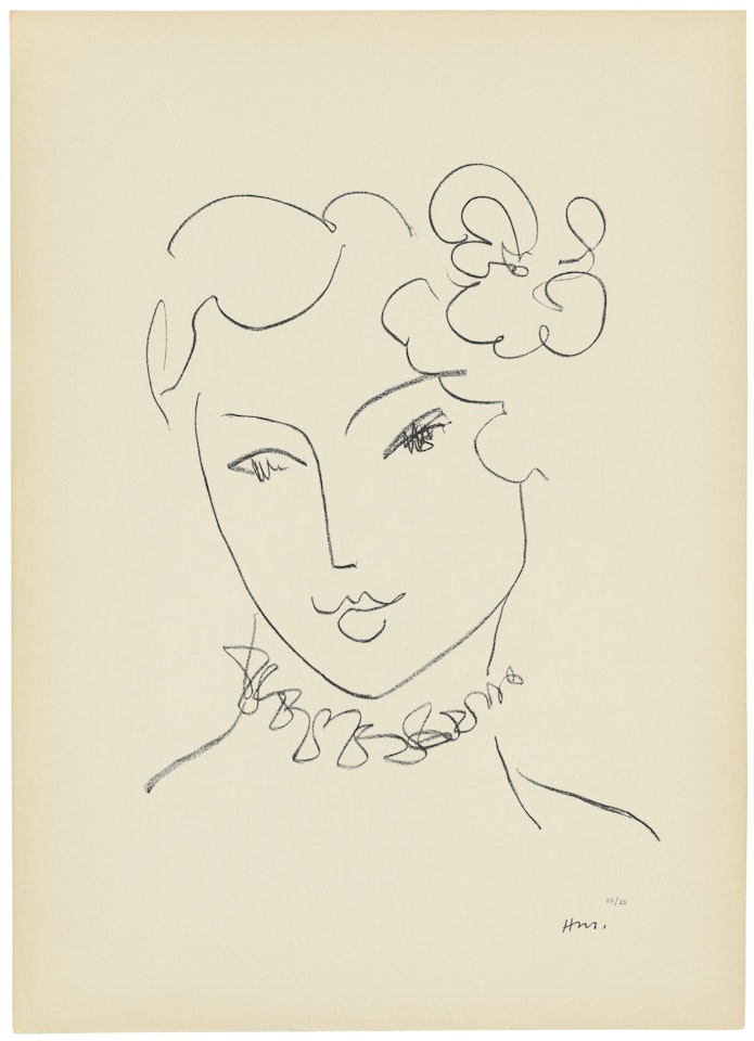 La Pompadour; one plate by Henri Matisse