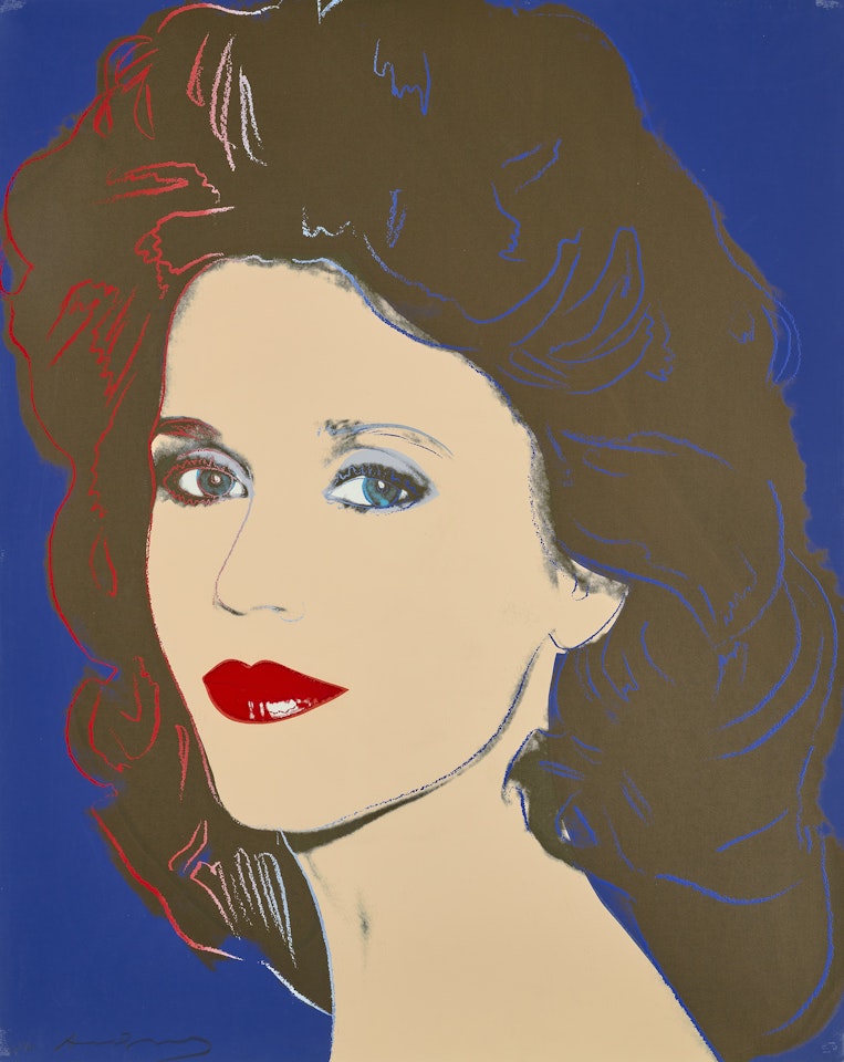 Jane Fonda by Andy Warhol