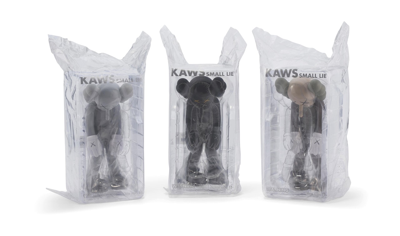 Small Lie (Brown, Black and Grey) by Kaws