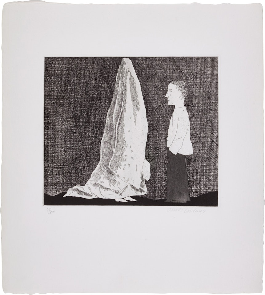 The Sexton Stood Still as a Ghost (S.A.C. 90; MCA Tokyo 86) by David Hockney
