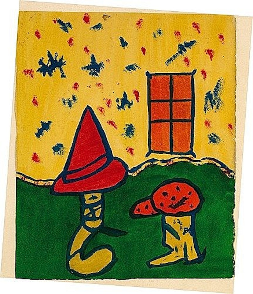 Composition by Gaston Chaissac