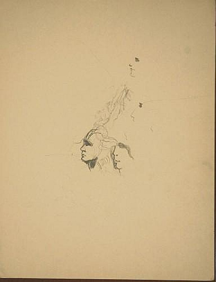 Étude de visages et mains by Salvador Dali