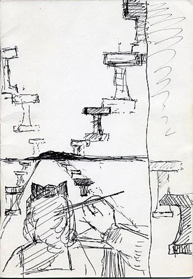 Étude pour le tableau 'la chaise' by Salvador Dali
