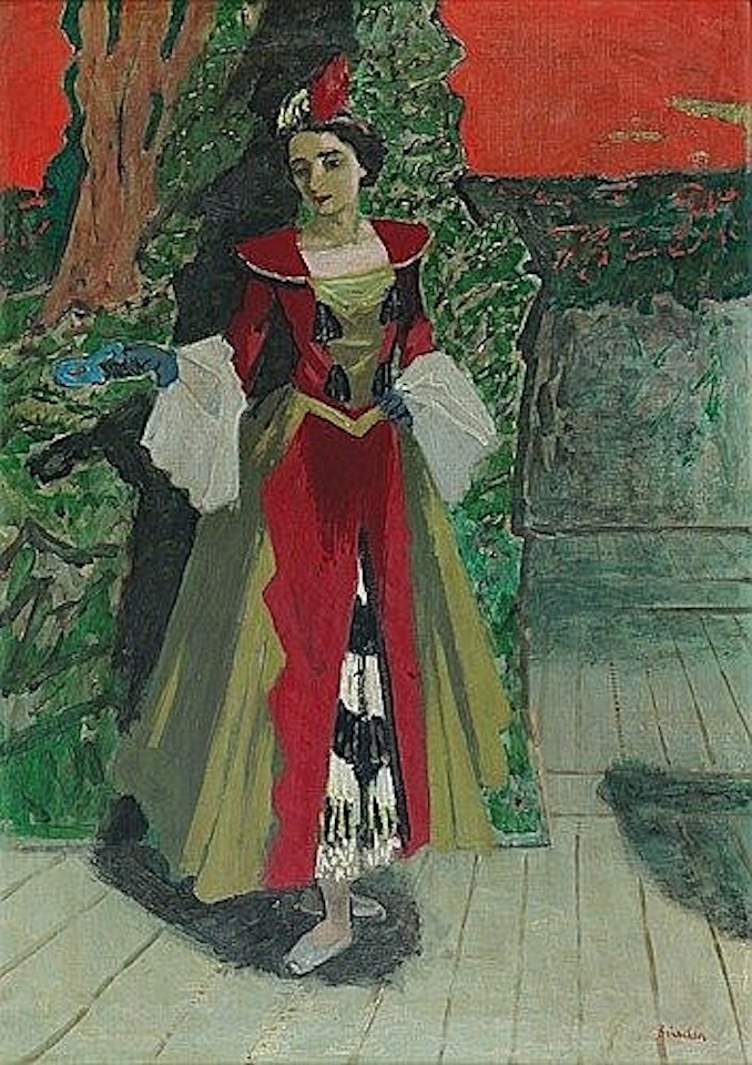 Suzanne Lorcia dans 'les animaux modernes' by Maurice Brianchon
