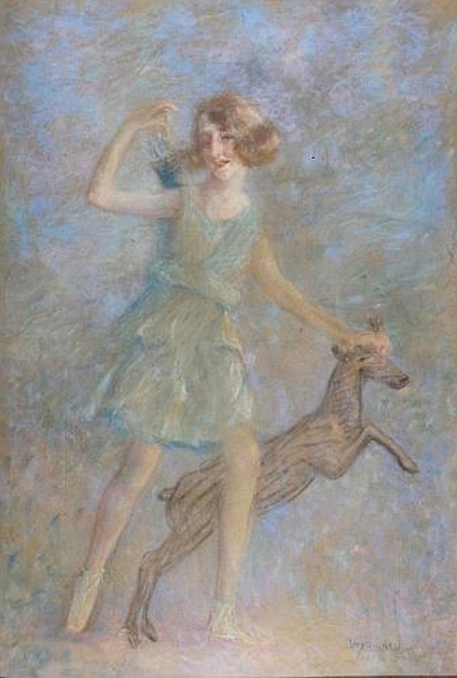 Diane chasseresse by Lucien Lévy-Dhurmer