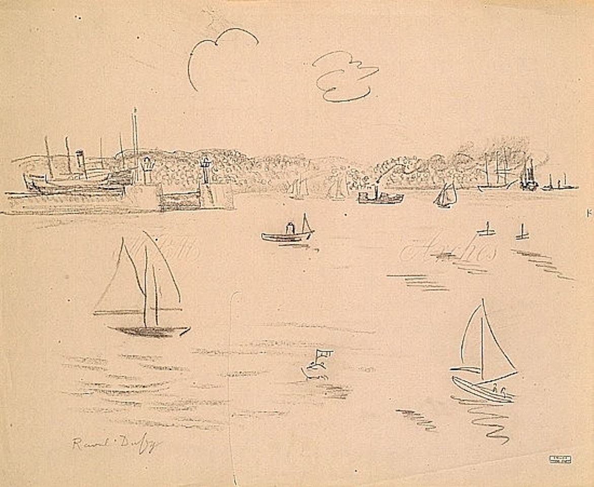 L'entree du port by Raoul Dufy