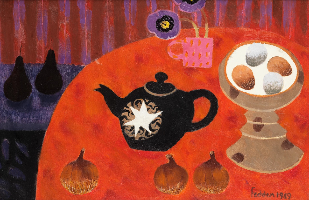 Black Teapot by Mary Fedden