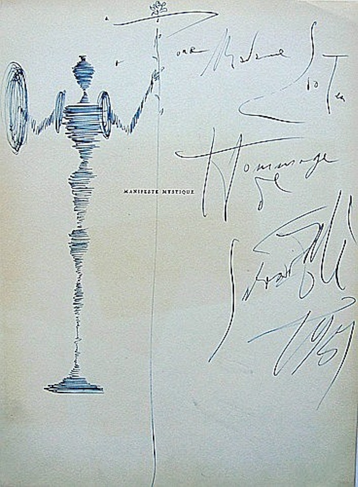 MANIFESTE MYSTIQUE by Salvador Dali