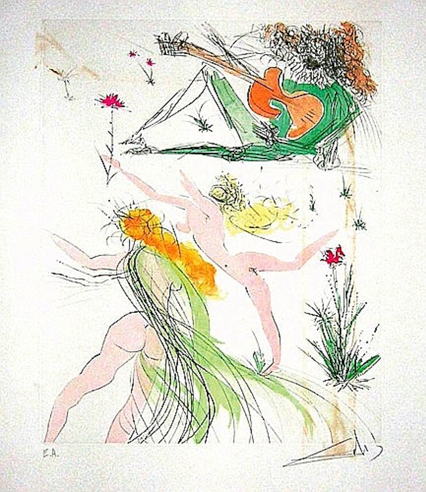 LA JOIE DE VIVRE by Salvador Dali