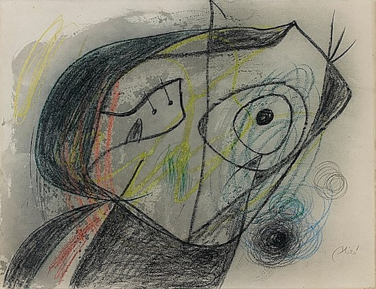 Tête by Joan Miró