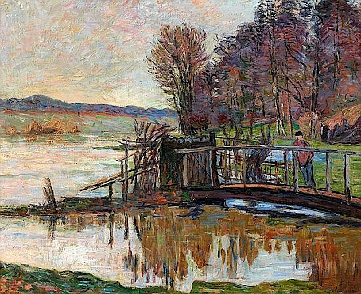 Prairie innondée à Epinay-sur-Orge by Armand Guillaumin