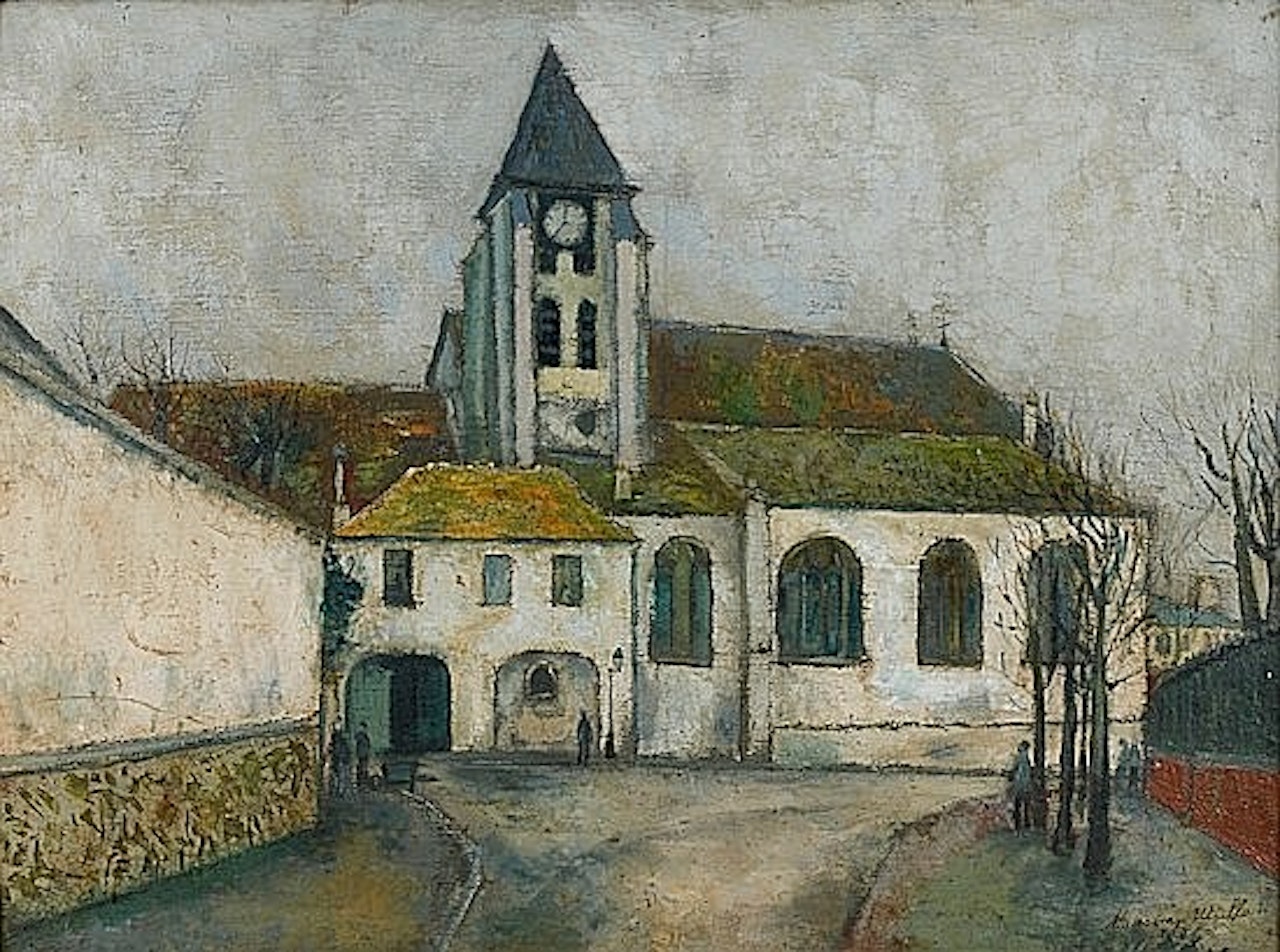 Eglise de Groslay (Val d'Oise) by Maurice Utrillo