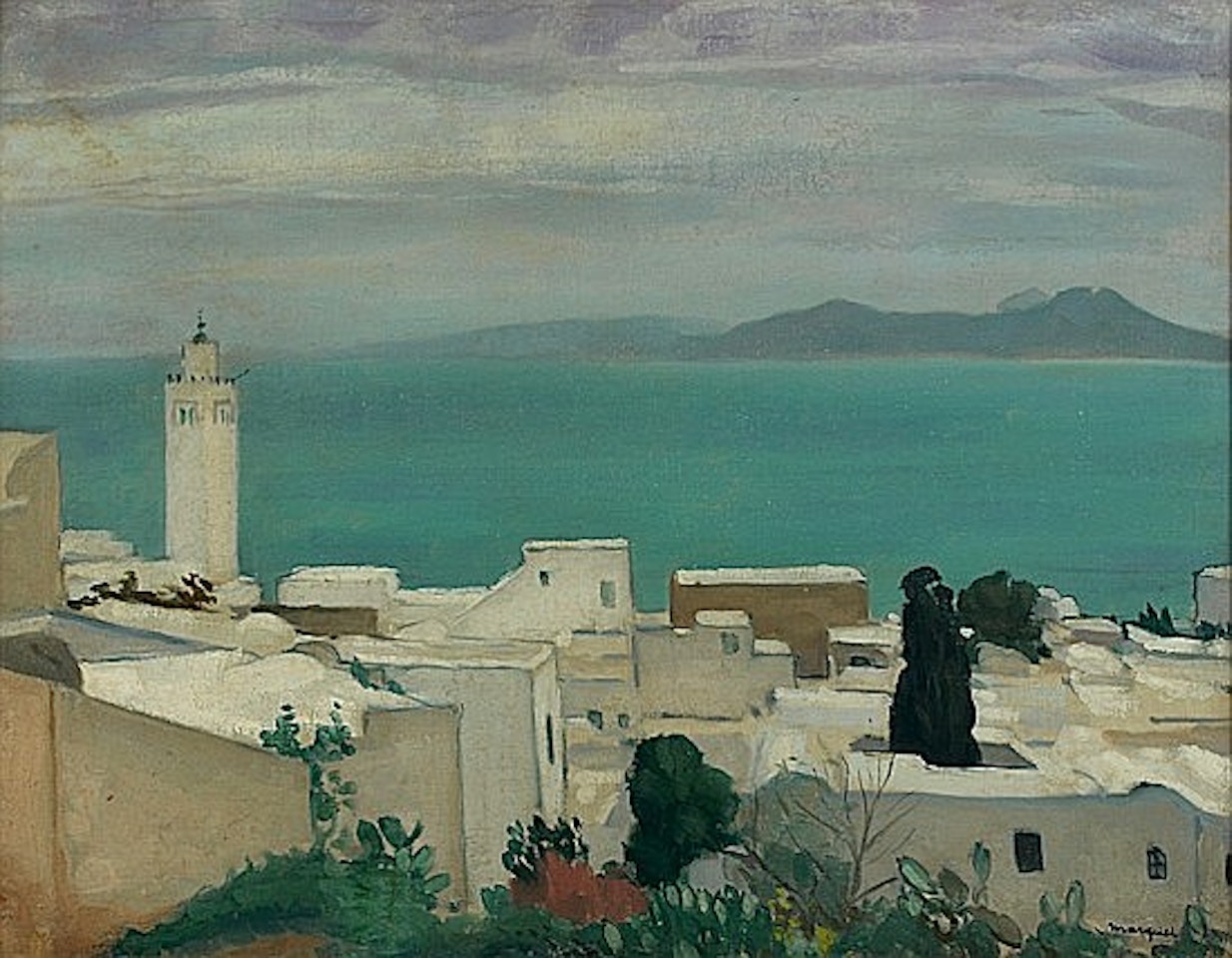 La ville et la mosque by Albert Marquet