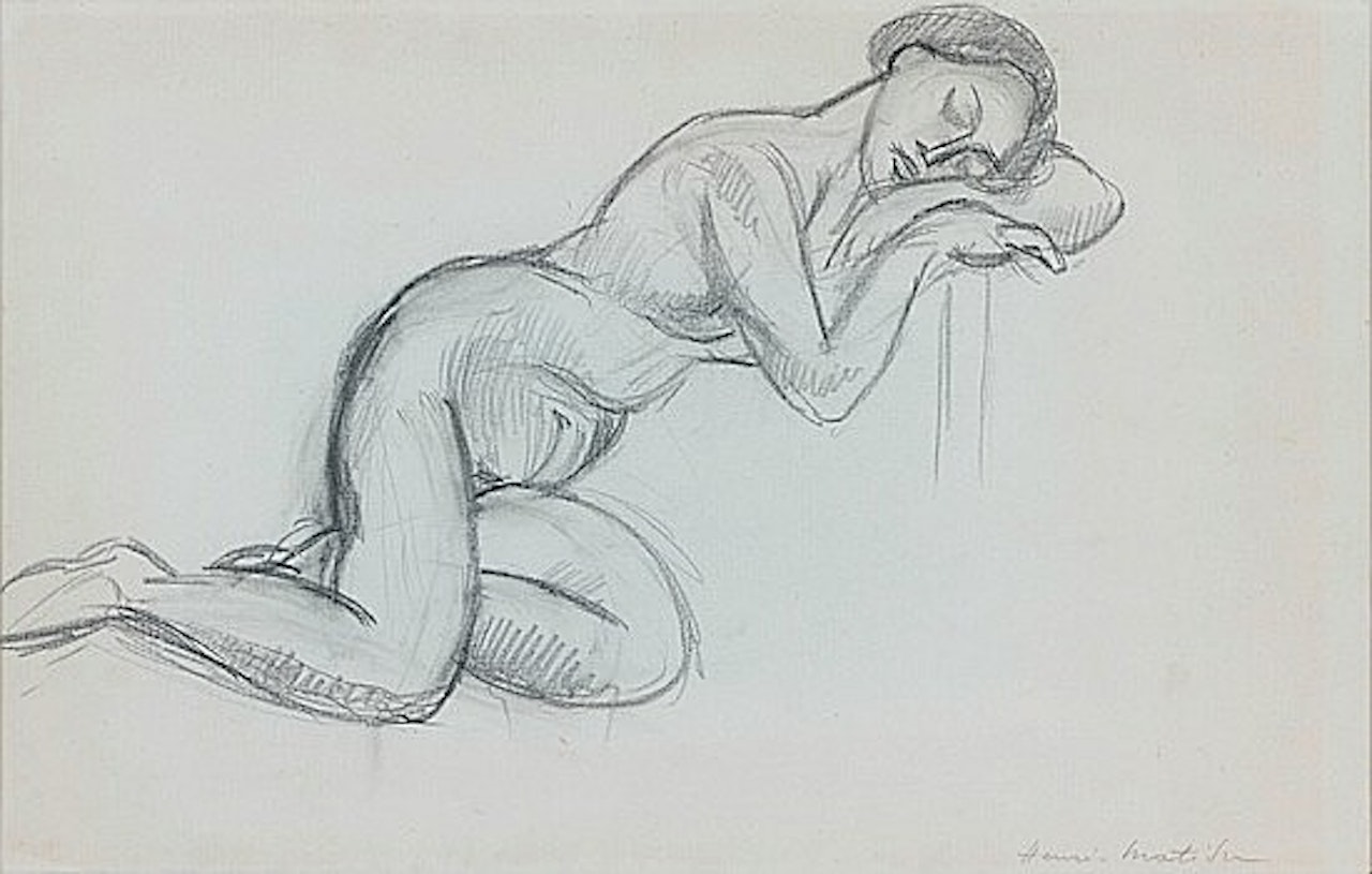Nu assoupi by Henri Matisse