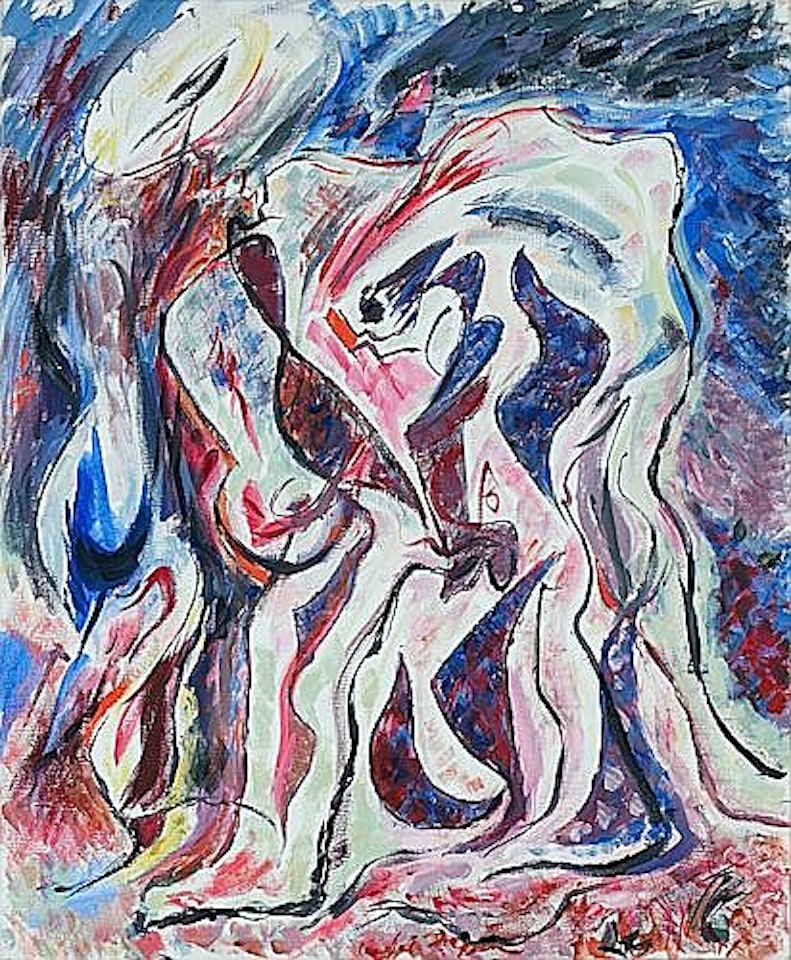 Spectre paysan sous l'orage by André Masson
