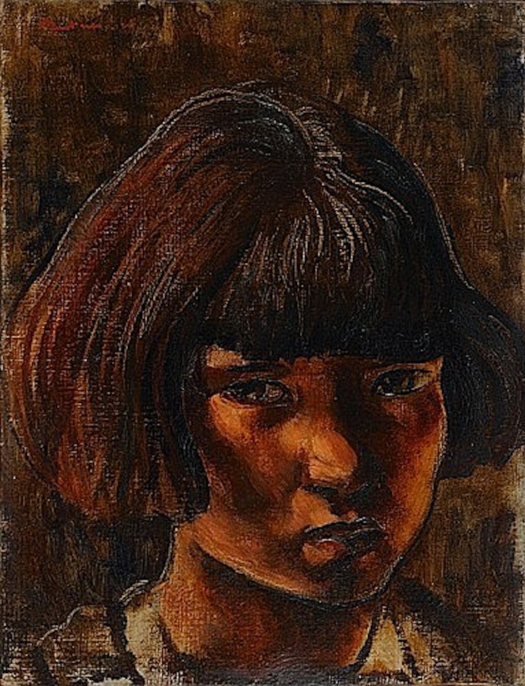 Portrait de jeune fille by Jean Fautrier