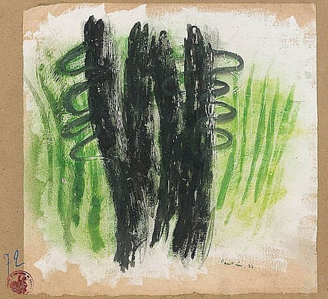 Les arbres I by Jean Fautrier