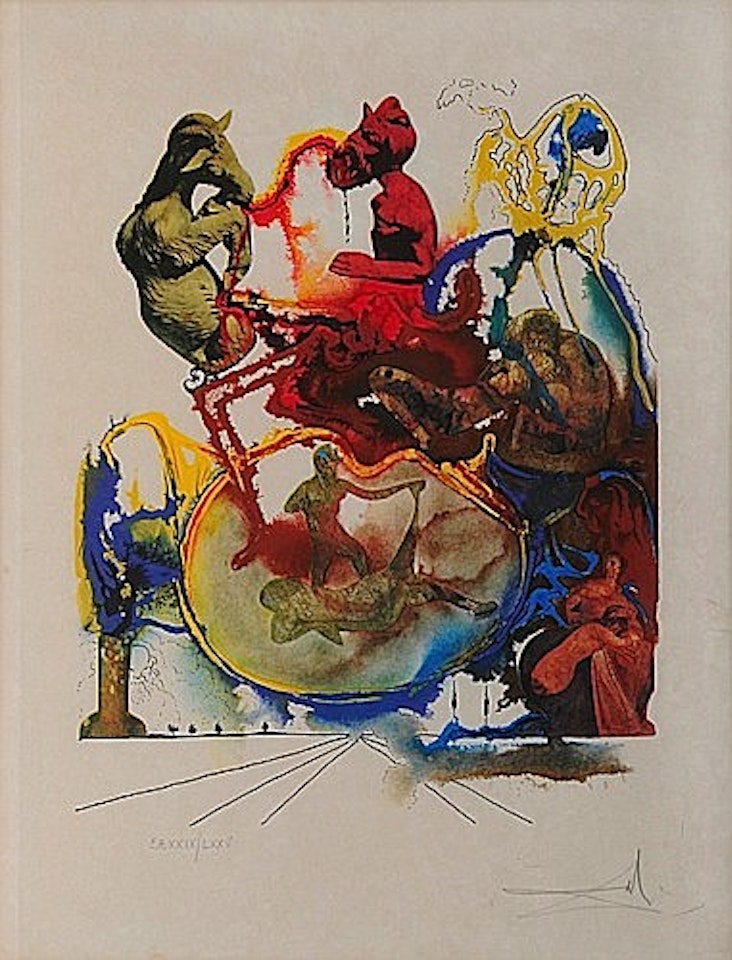 HEROIC (SATYR) by Salvador Dali