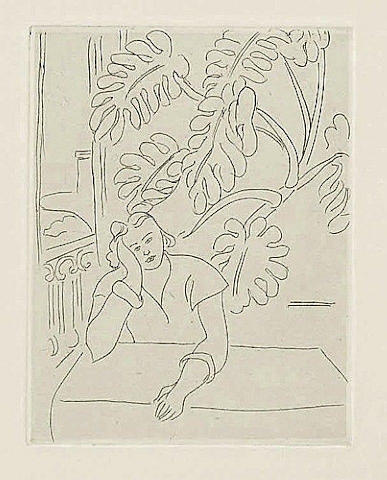 INTERIEUR AU FEUILLAGE by Henri Matisse