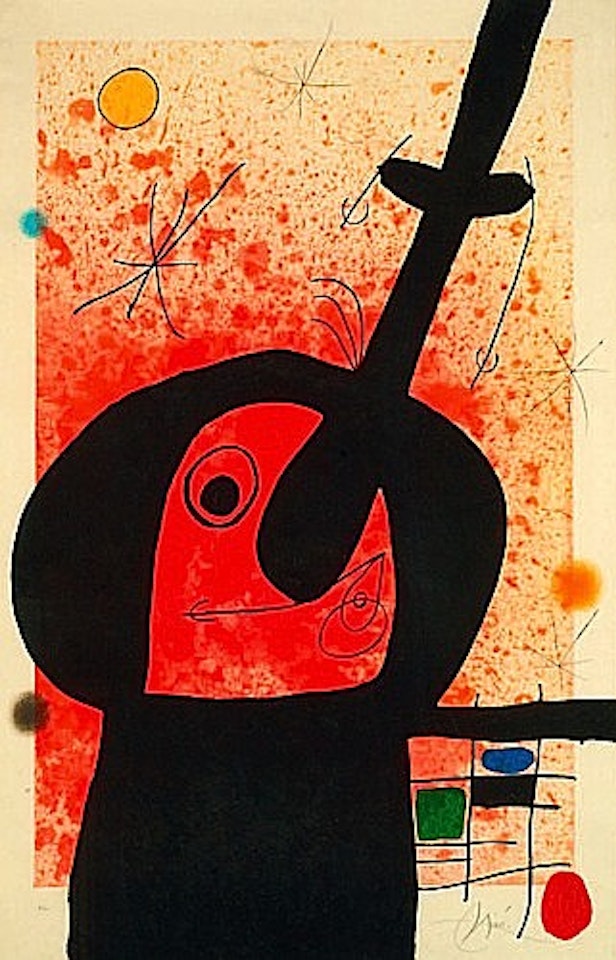 LE PENSEUR PUISSANT by Joan Miró