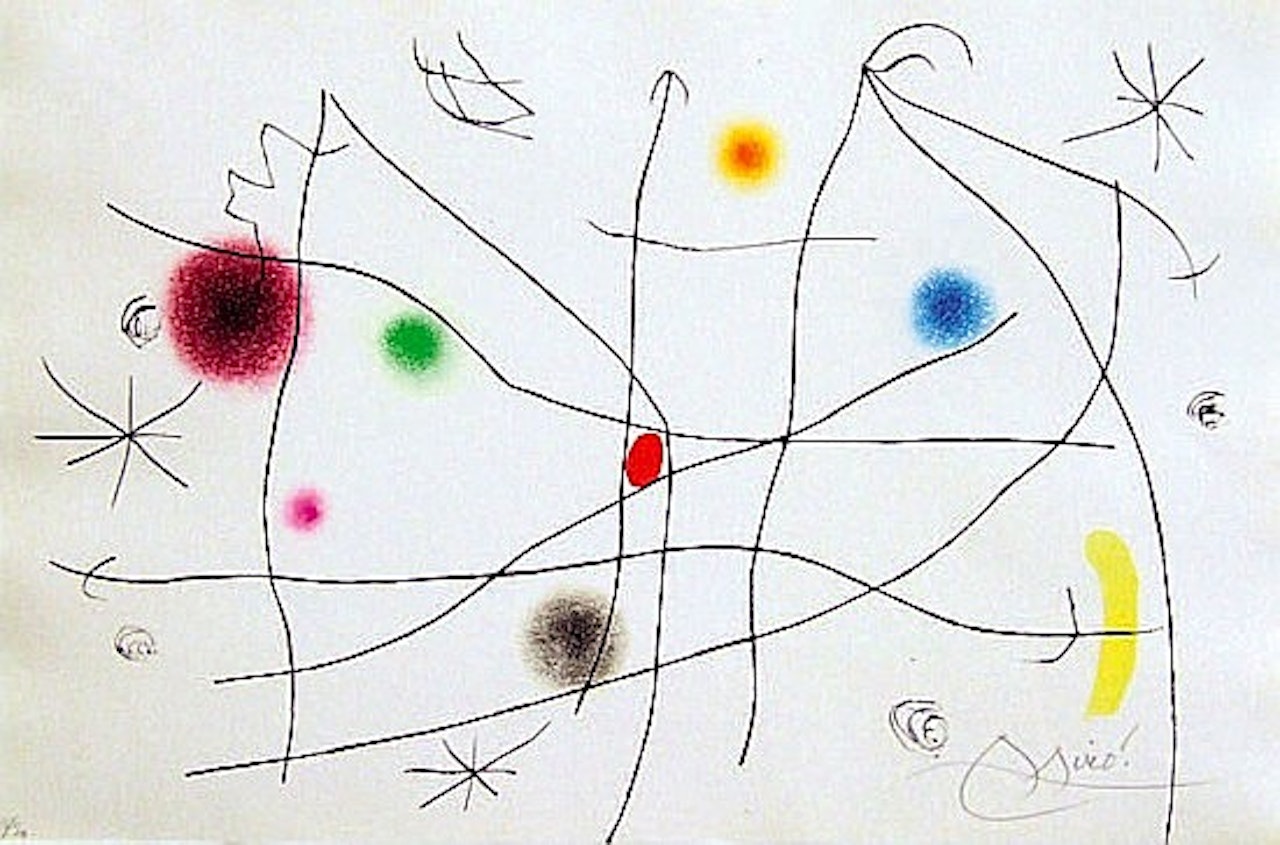 L'ISSUE DEROBEE - 1 planche by Joan Miró