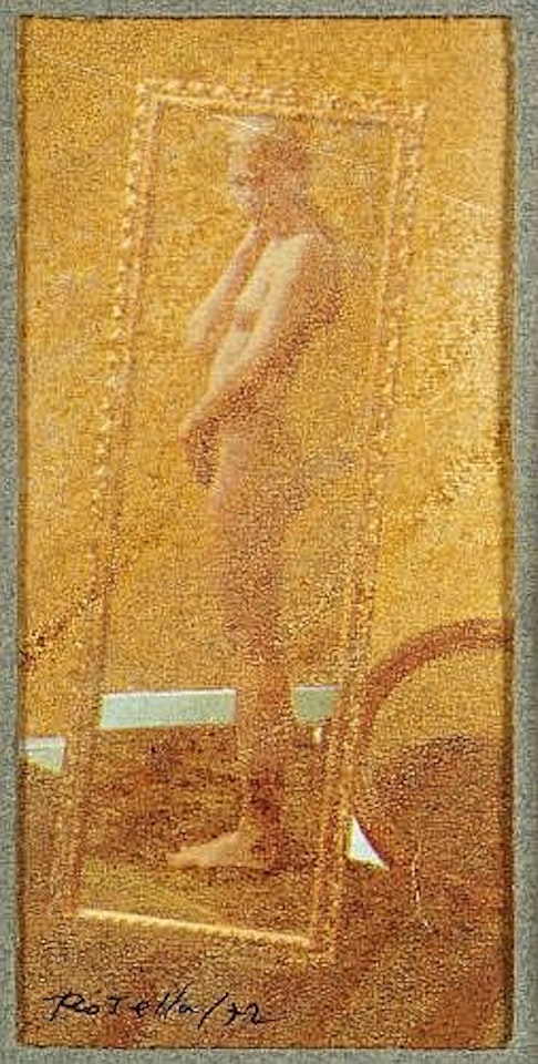 Allo specchio by Mimmo Rotella