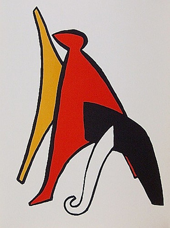 BEHIND THE MIRROR (LUXURY) - CALDER STABILES by Alexander Calder