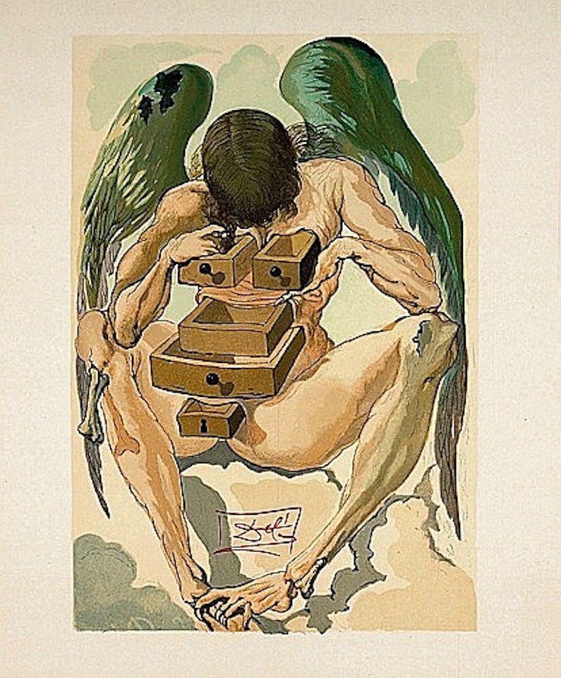 DANTE THE DIVINE COMEDY by Salvador Dali