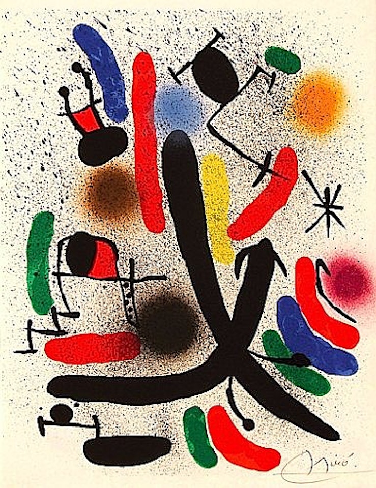 MIRO LITHOGRAPH I (LUXURY) by Joan Miró