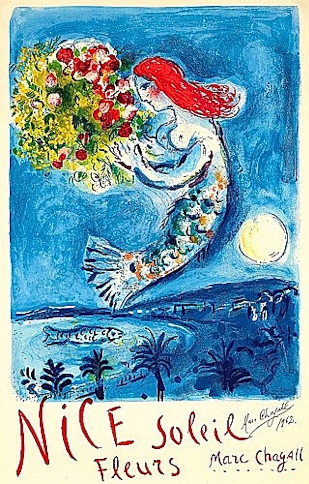 THE BAY OF ANGELS by Marc Chagall